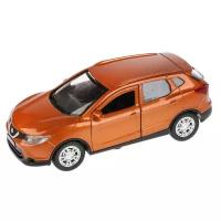 Легковой автомобиль ТЕХНОПАРК Nissan Qashqai (QASHQAI-GD/BU/GY) 1:36, 12 см, оранжевый