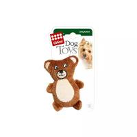 Игрушка для собак GiGwi Dog Toys Мишка (75023), коричневый