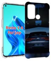 Чехол MyPads renault рено 1 для Oppo Reno 5A задняя-панель-накладка-бампер