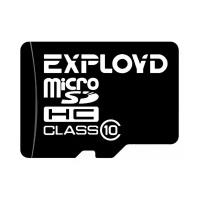 Карта памяти (EXPLOYD MicroSDHC 16GB Class10 без адаптера SD)