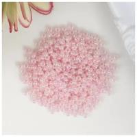 Бисер для плетения чешский, круглый 10/0 5гр A039 розовый), 1 упаковка, цвет - розовый