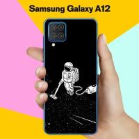 Силиконовый чехол на Samsung Galaxy A12 Пылесос / для Самсунг Галакси А12