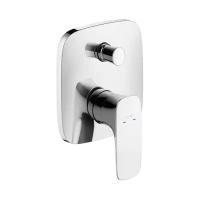 Переключатель и рукоятка и смеситель и картридж и лейка hansgrohe PuraVida 15445000 хром хром 122 мм 195 мм