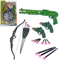 Оружие с присосками Без бренда Набор оружия «Рэмбо», 17 предметов