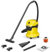 Пылесос KARCHER WD 3 V-15/4/20 Car, желтый/черный