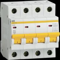 IEK Автоматический выключатель ВА47-29 4Р 63А 4,5кА х-ка С MVA20-4-063-C