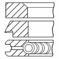 Кольца Поршневые Комплект Цил GOETZE 0840620000