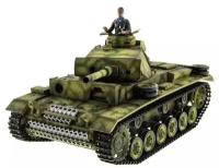 Р/У танк Taigen 1/16 Panzerkampfwagen III (Германия) HC (для ИК танкового боя) V3 2.4G RTR