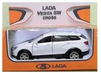 Металлическая модель Welly Lada Vesta SW Cross белый