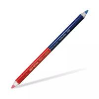 KOH-I-NOOR Карандаш двухцветный утолщённый 1 шт. (34230EG006KS), красный/синий