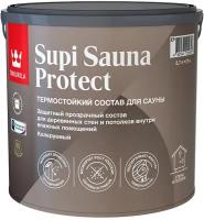 Tikkurila Supi Sauna Protect EP состав защитный для стен и потолков в бане и сауне (полуматовый, 2,7 л)