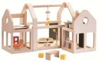 Игровой набор Plan Toys «Кукольный дом с мебелью», серия DOLLHOUSE