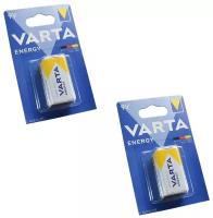 Батарейка Varta ENERGY Крона 6LR61 BL2 Alkaline 9V 04122-n