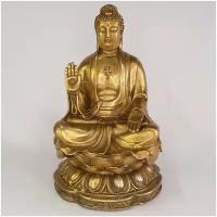Фен шуй Бронзовая фигурка статуэтка скульптура Будда золотой