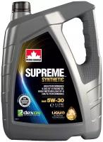 Синтетическое моторное масло Petro-Canada Supreme Synthetic 5W-30, 5 л