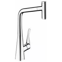 Смеситель для кухни (мойки) hansgrohe Metris Select 14884000 хром