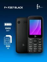 Телефон F+ F257, 2 SIM, черный