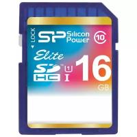 Флеш карта SD 16GB Silicon Power Elite SDHC Class 10 UHS-I