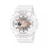 Наручные часы CASIO Baby-G BA-110RG-7AER, белый, черный