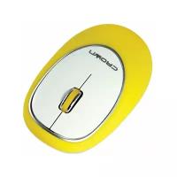 Беспроводная компактная мышь CROWN MICRO CMM-931W Yellow USB