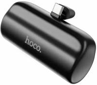 Внешний аккумулятор Power bank HOCO J106 Mini для Type-C 5000mAh черный с подставкой/Портативное зарядное устройство