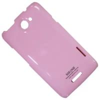 Чехол для HTC One X/One X+/One XL задняя крышка пластик лакированный SGP Case Ultra Slider <розовый>
