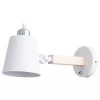 Бра для детской белое, выключатель на корпусе E27 Arte Lamp Oscar A7141AP-1WH