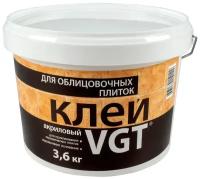 Клей для облицовочных плиток VGT, акриловый, 3,6 кг