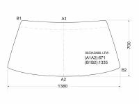 Стекло Лобовое В Резинку Vw Golf Ii Hbk/Jetta Sed 83-91 XYG арт. 8533AGNBL LFW