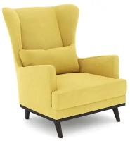 Кресло для отдыха Осмар в велюре Аделит желтый