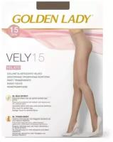 Колготки Golden Lady Vely, 15 den, размер 2, коричневый, бежевый