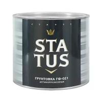 Грунтовка Status ГФ-021, 0.8 кг, 0.8 л, серый