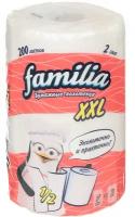 Бумажные полотенца 2-слойные Familia XXL белые, 1 шт