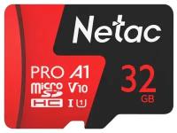 Карта памяти MicroSD 32Гб Netac P500 Pro (NT02P500PRO-032G-S)