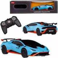 Машина р/у 1:24 Lamborghini Huracan STO голубой, 2,4G