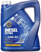 Полусинтетическое моторное масло Mannol Diesel Extra 10W-40, 1 л, 4.63 кг, 1 шт