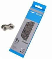 Цепь Shimano, HG40, 6/7/8ск, 118 звеньев с замком