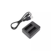 Зарядное устройство FUJIMI USB для GoPro HERO4 Black/ Silver GP 2AHDBT-401USB черный