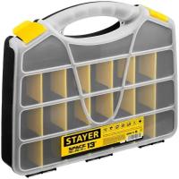 STAYER SPACE-13, 320 х 260 х 60 мм, (13″), пластиковый органайзер с 21 ячейкой (38038-13)