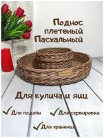 Пасхальный поднос для яиц и кулича