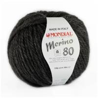 Пряжа Merino 80 Mondial - 1 моток (80 м, 100 гр), цвет 704