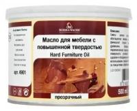 Масло для мебели Hard Furniture с повышенной твердостью бесцветное 500 мл Borma Wachs