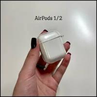 Чехол для наушников AirPods 1/2 / аирподс 1/2, силиконовый