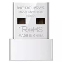 Сетевой адаптер WiFi Mercusys MW150US белый