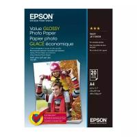 Бумага A4 20 шт. Epson Value Glossy Photo Paper