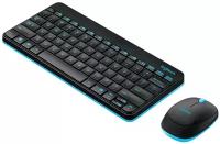 Комплект (клавиатура и мышь) Logitech Wireless Combo MK245, черный, только английская