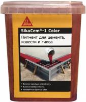 Краситель для бетона для кладочных и штукатурных смесей Sika SikaCem-1 красный 1 кг