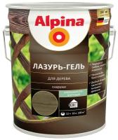 ALPINA лазурь-гель для дерева шелковисто-матовый, черный (10л)