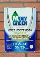 Синтетическое моторное масло MolyGreen Selection 10W-40 SN/CF, 4 л