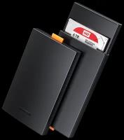 Бокс внешний для жесткого диска UGREEN CM237 (80556) 2.5 Inch Hard Drive Enclosure with C to C cable. Цвет: черный
